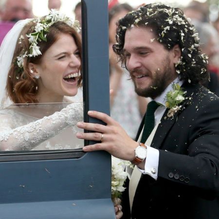 Kit Harington and Rose Leslie on their beautiful wedding day